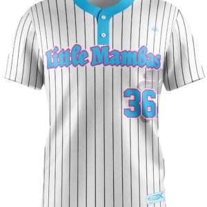 Baseball 2 Button Jersey Tackle Twill front