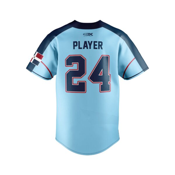 Baseball Full Button Jersey Sublimated back