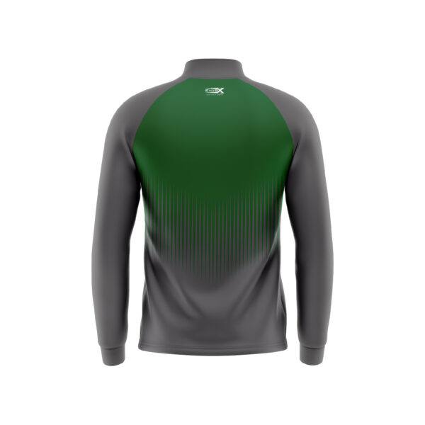 Baseball Full Dye 1/4 Zip Jackets back