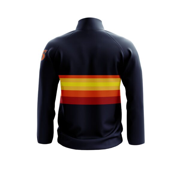 Baseball Full Dye Zip Jackets back