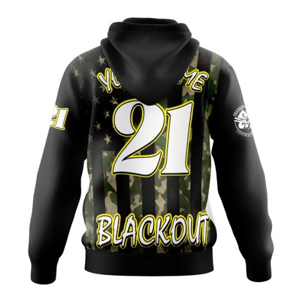 Baseball Regular Hoodies back