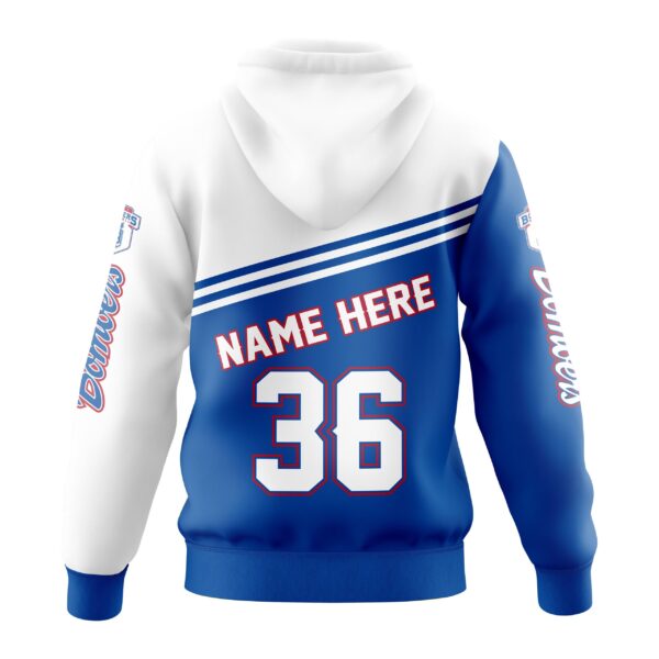 Baseball Regular Hoodies back