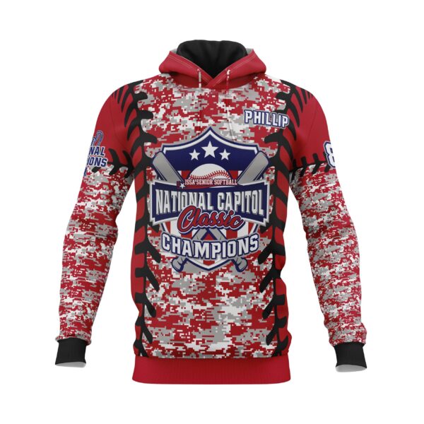 Baseball Regular Hoodies front