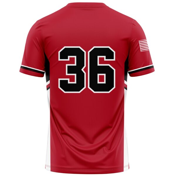 Fastpitch 2 Button Jersey back