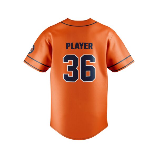 Fastpitch Full Button Jersey back