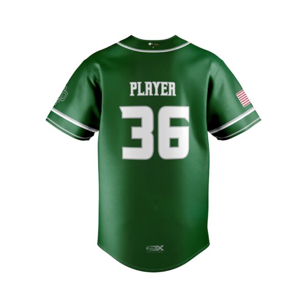 Fastpitch Full Button Jersey back