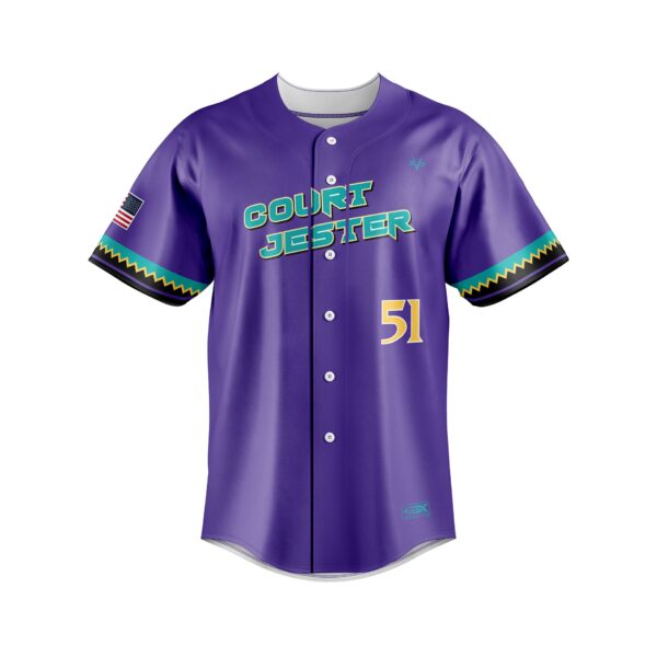 Fastpitch Full Button Jersey front