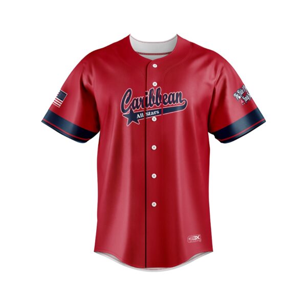 Fastpitch Full Button Jersey front