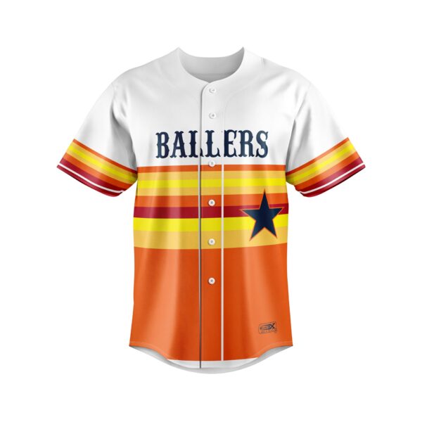Fastpitch Full Button Jersey front
