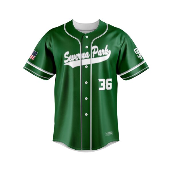 Fastpitch Full Button Jersey front