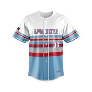 Fastpitch Full Button Jersey front