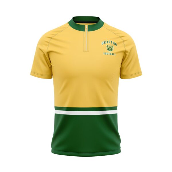 Football Full Dye 1/4 Zip Jacket front