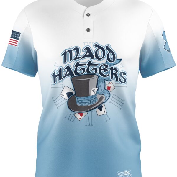 Slowpitch Softball 2 Button Jersey front