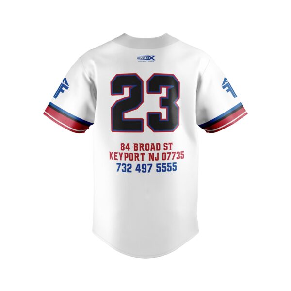 Slowpitch Softball Full Button Jersey back