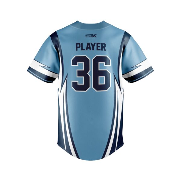 Slowpitch Softball Full Button Jersey back