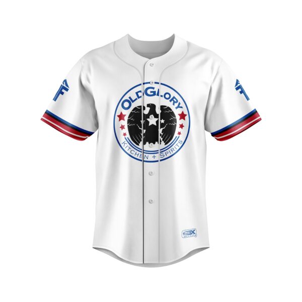 Slowpitch Softball Full Button Jersey front