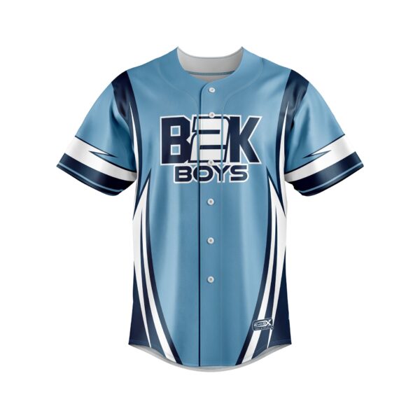 Slowpitch Softball Full Button Jersey front