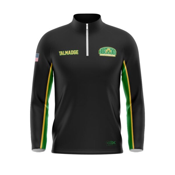 Wrestling Full Dye 1/4 Zip Jackets front