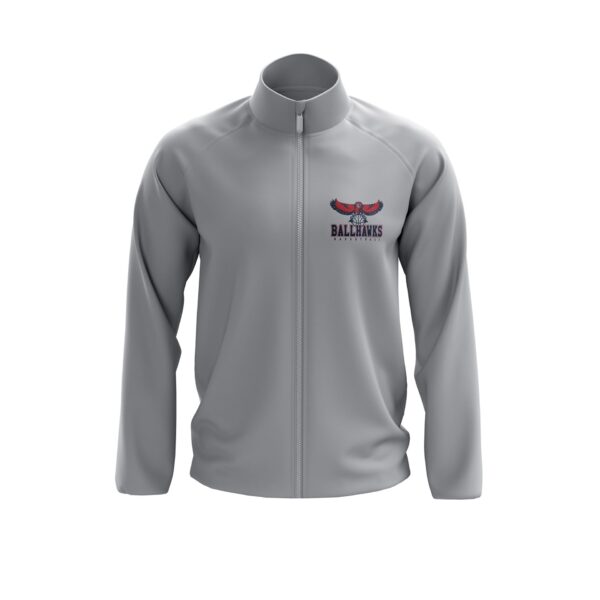 basketball FULL DYE WARMUP JACKET front