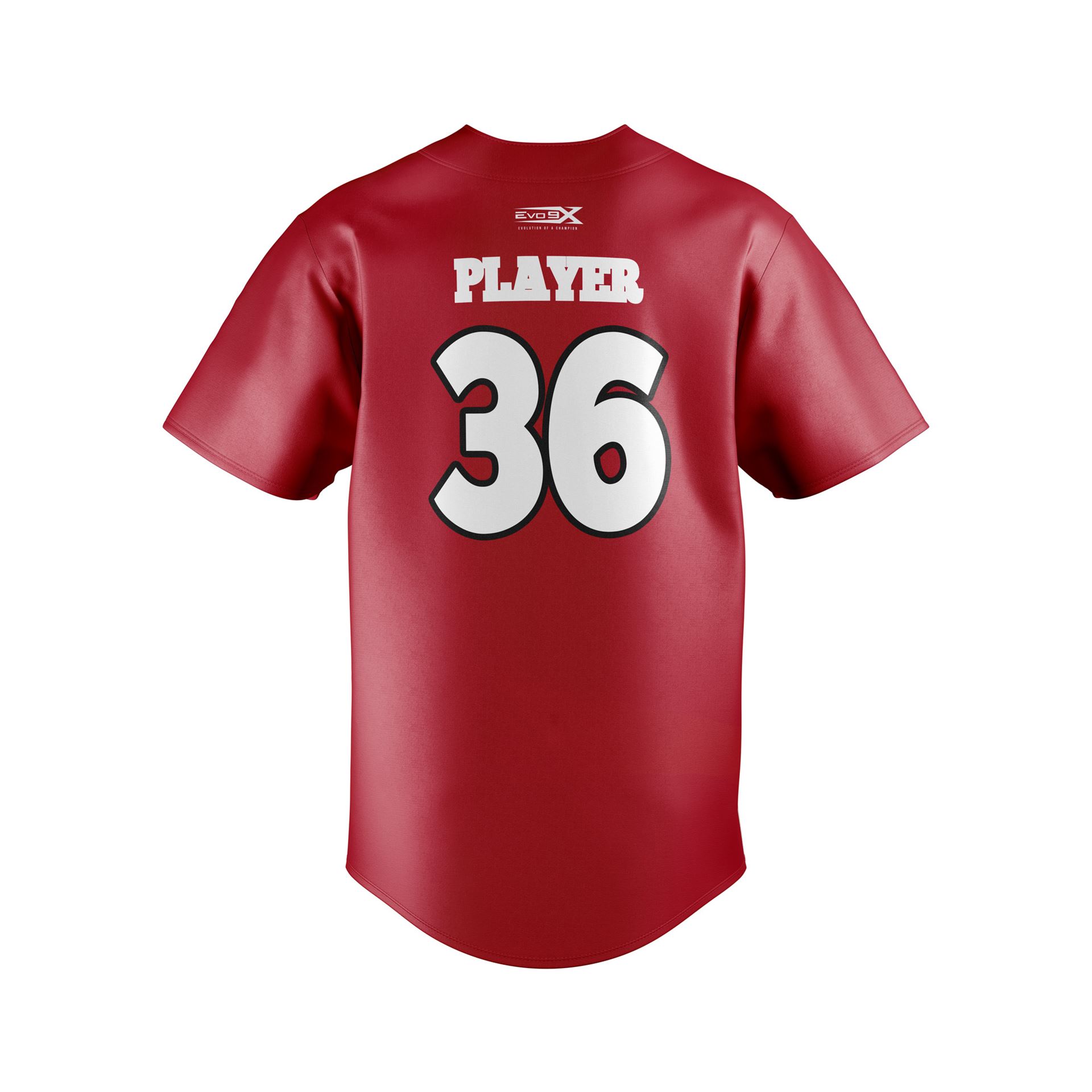 Others Full Button Jerseys Back