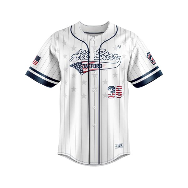 Baseball Full Button Jersey Sublimated