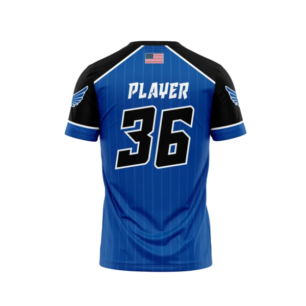 Slowpitch Softball Crew Neck Jersey Back